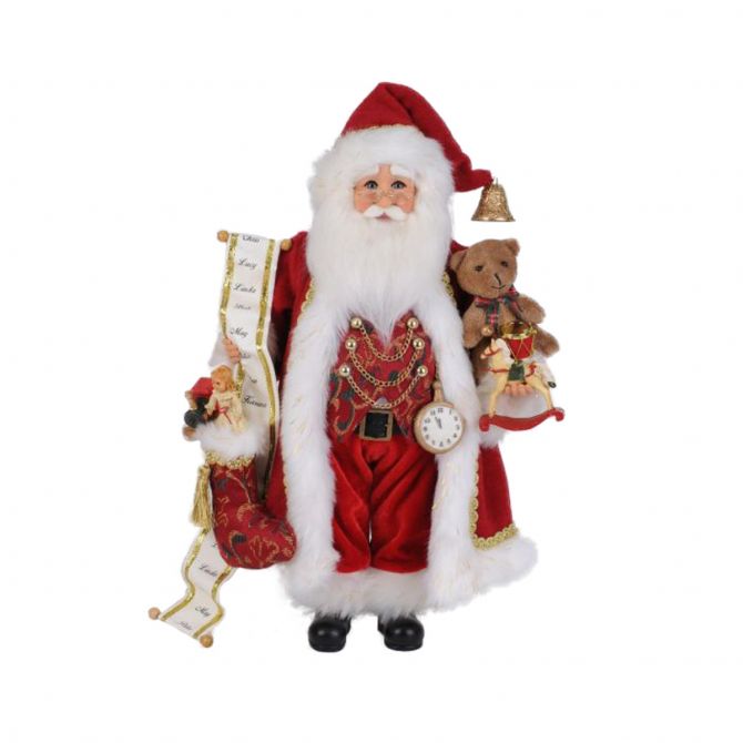 Karen Didion Time for Christmas Santa