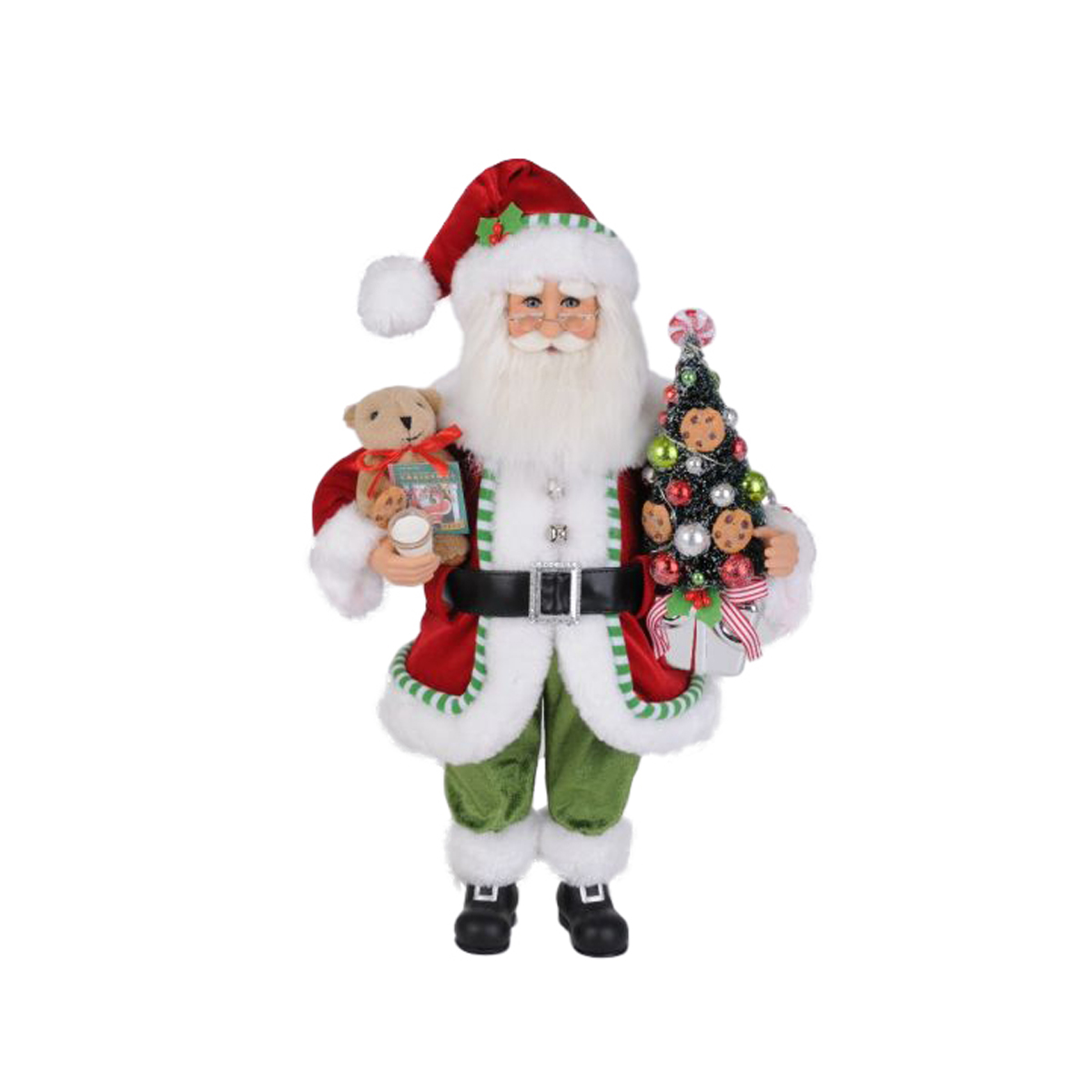 Karen Didion Lighted Yum Yum Cookies Santa