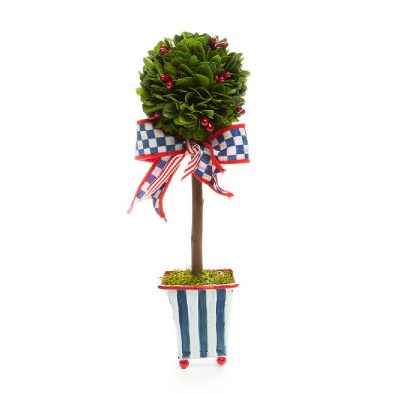 MacKenzie-Childs Boxwood Topiary, Americana