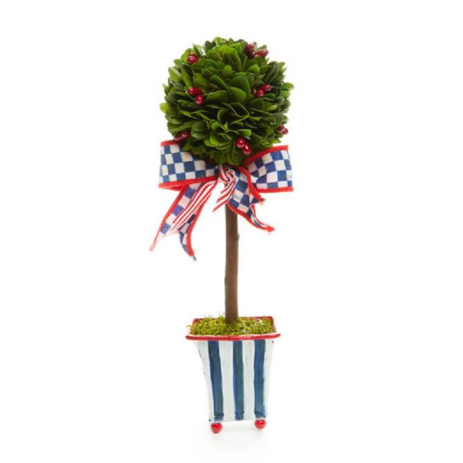 MacKenzie-Childs Boxwood Topiary, Americana