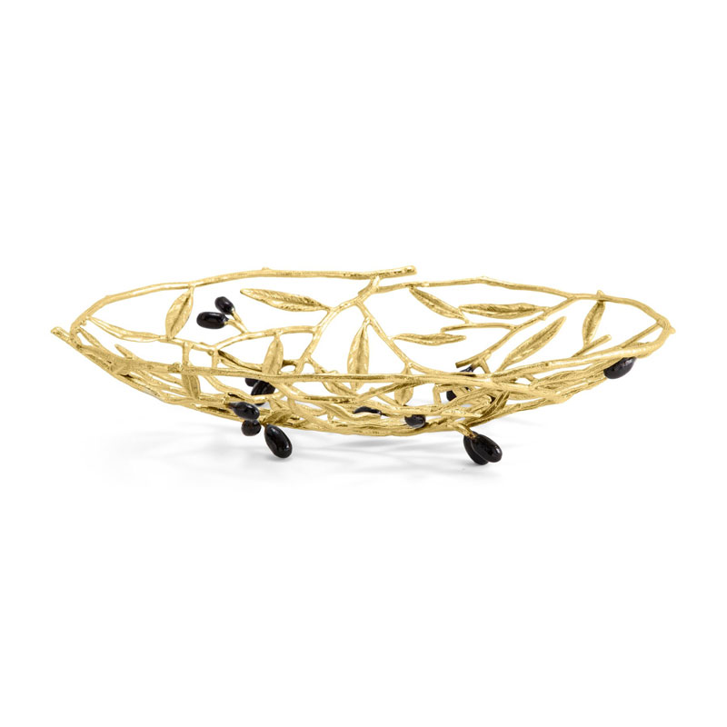 Michael Aram Olive Branch Bread Basket