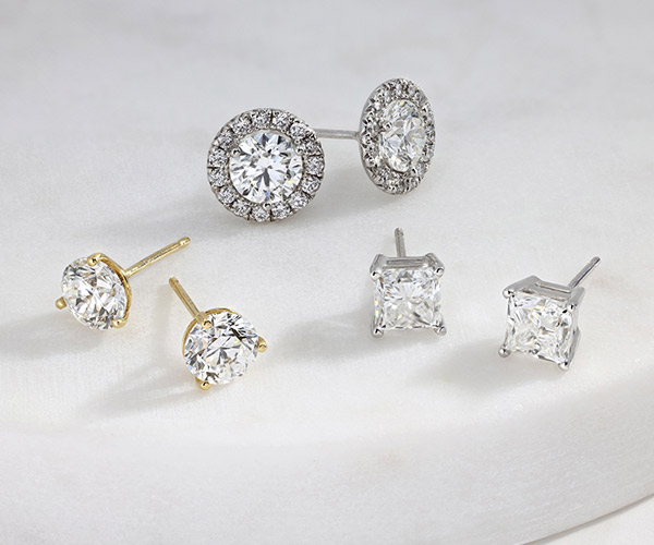 Shop Diamond Stud Earrings