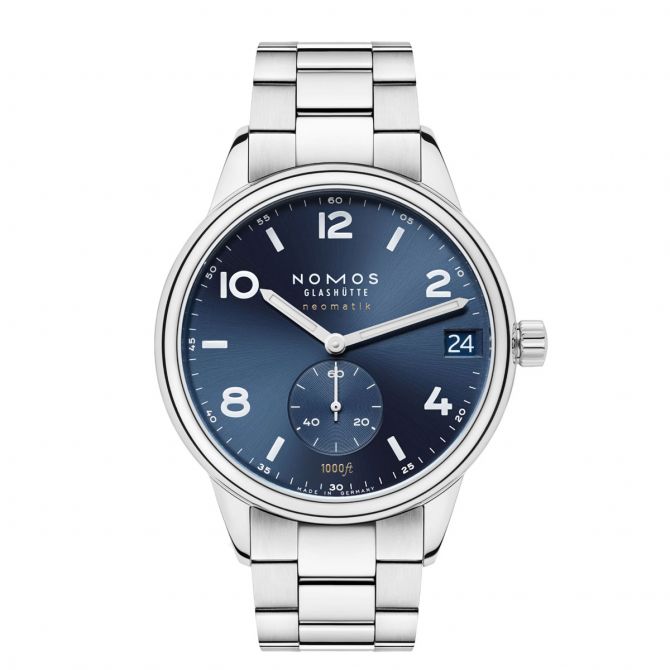 Nomos Glashutte Club Sport Neomatik 42mm Date Blue Watch