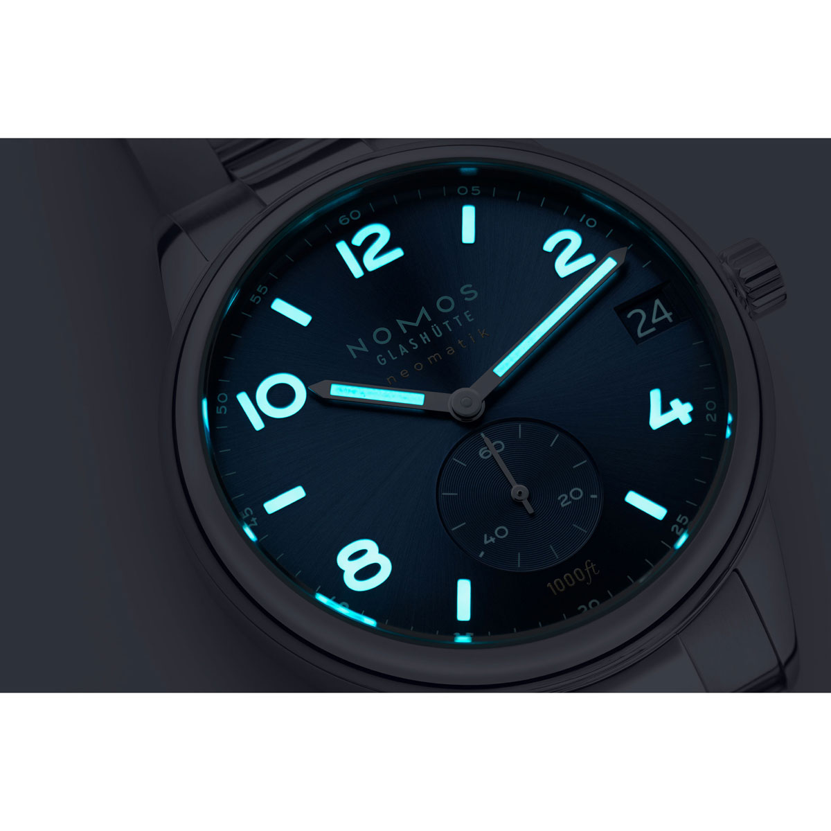 Nomos Glashutte Club Sport Neomatik 42mm Date Blue Watch
