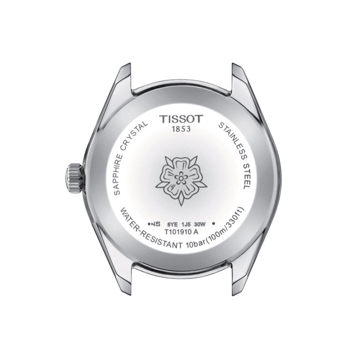 Tissot PR 100 Sport Chic 36mm Women's Watch, Light Blue Dial