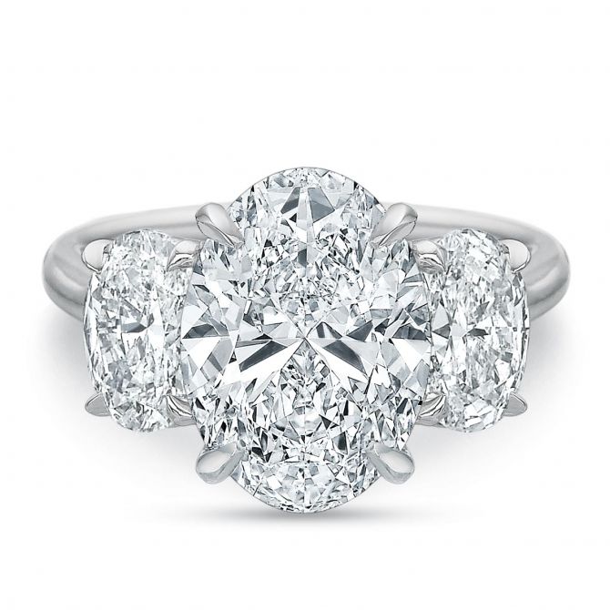 Three Stone Diamond Cadillac Engagement Ring – Concierge Diamonds