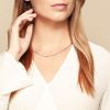Roberto Coin Diamonds by the Inch Dogbone Chain Station Necklace in White Gold