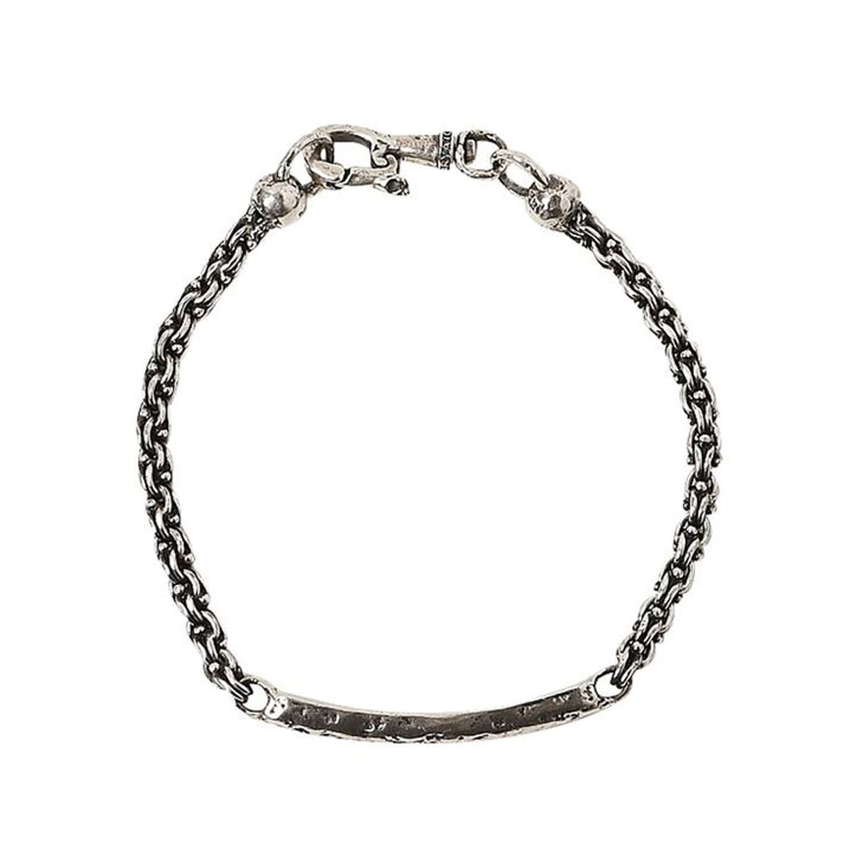 John Varvatos Artisan Sterling Silver ID Chain Link Bracelet