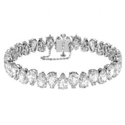 【SWAROVSKI】5648299 Matrix Heart Bracelet Matrix bracelet, Heart, White, Rhodium plated | Swarovski