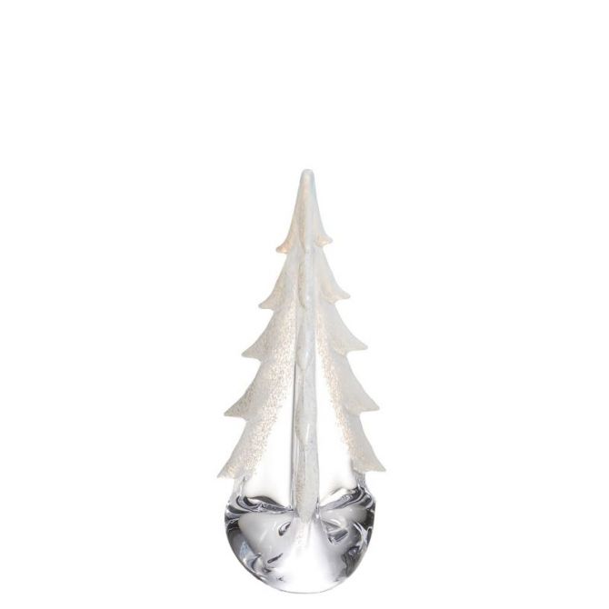 Simon Pearce Vermont Snowy Branches Evergreen, 12"