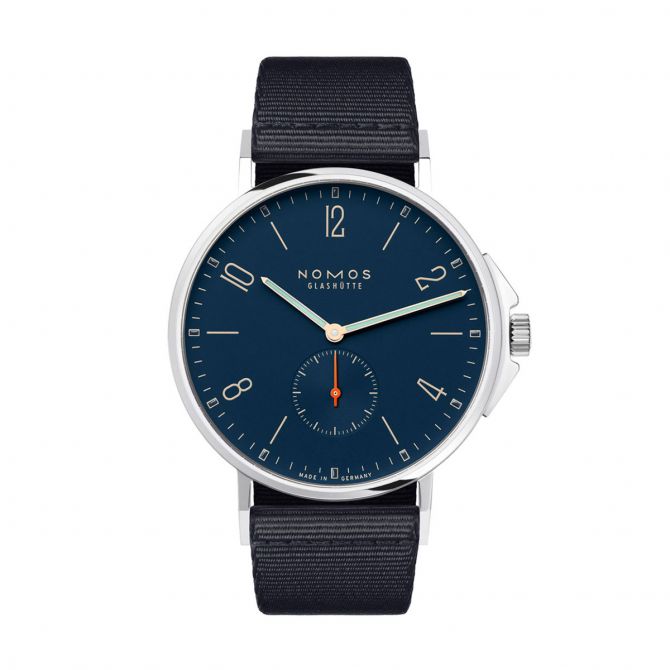 Nomos Glashutte Ahoi Atlantic 40mm Watch, Atlantic Blue Dial