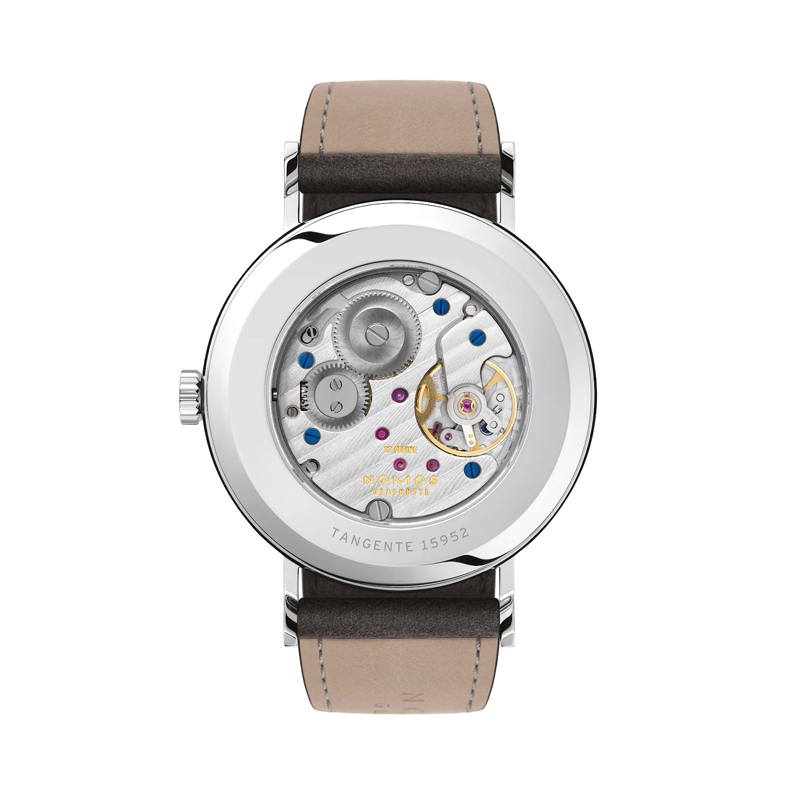 Nomos Glashutte Tangente 38mm Watch, Midnight Black and Blue Dial