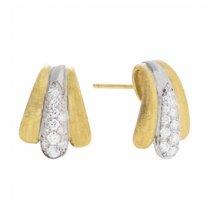 Marco Bicego Lucia Stud Earrings with Diamonds