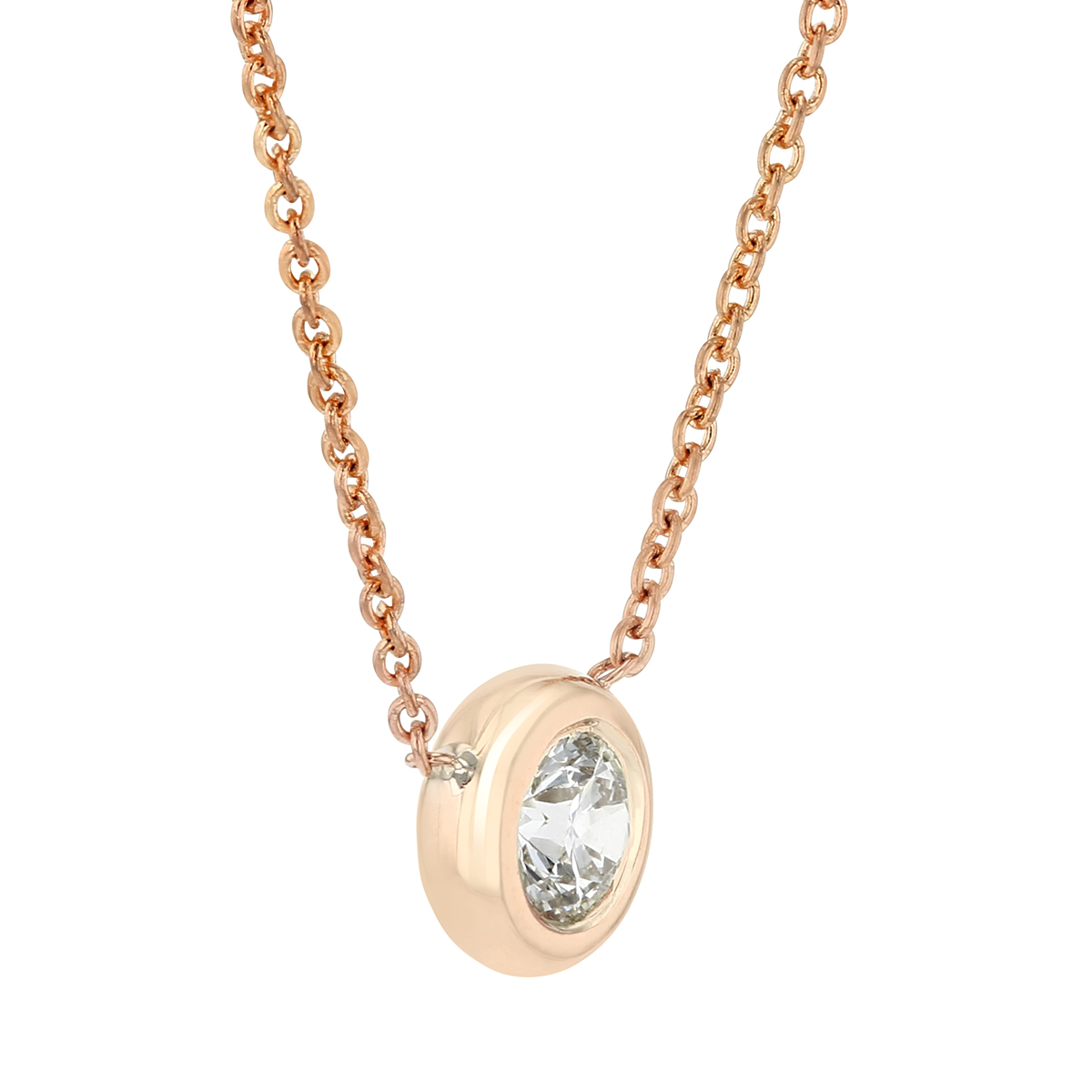 Roberto Coin Diamonds by the Inch Single Station Necklace in 18K Gold, 18