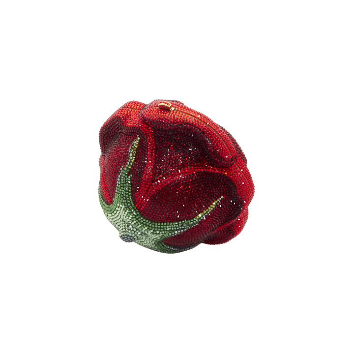 Judith Leiber Rose American Beauty Clutch