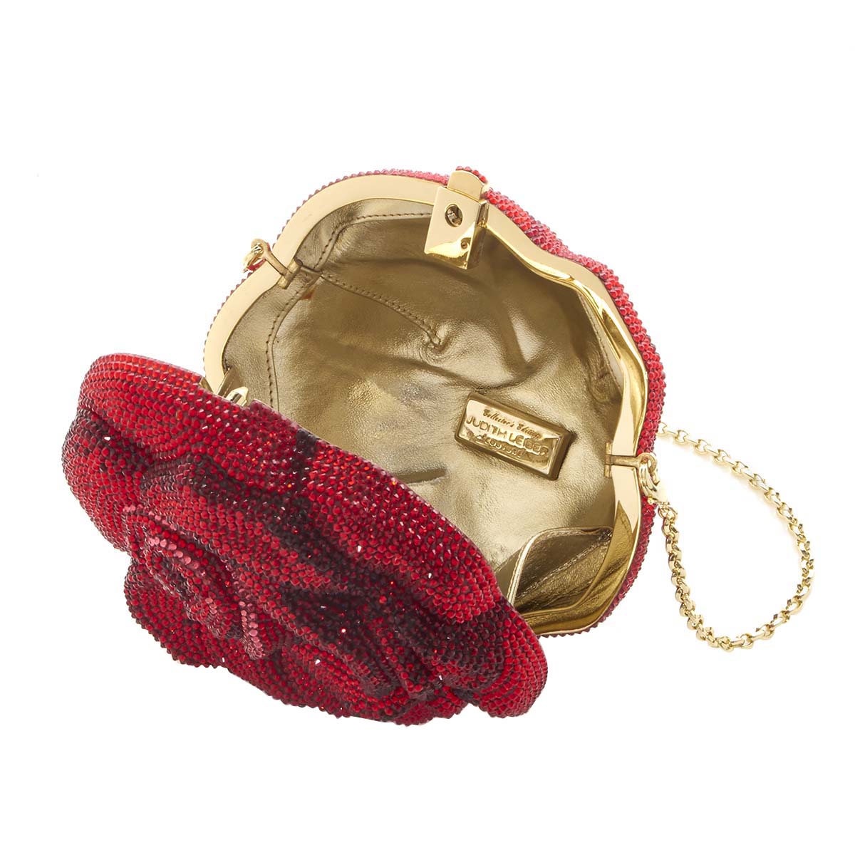 Judith Leiber Rose American Beauty Clutch