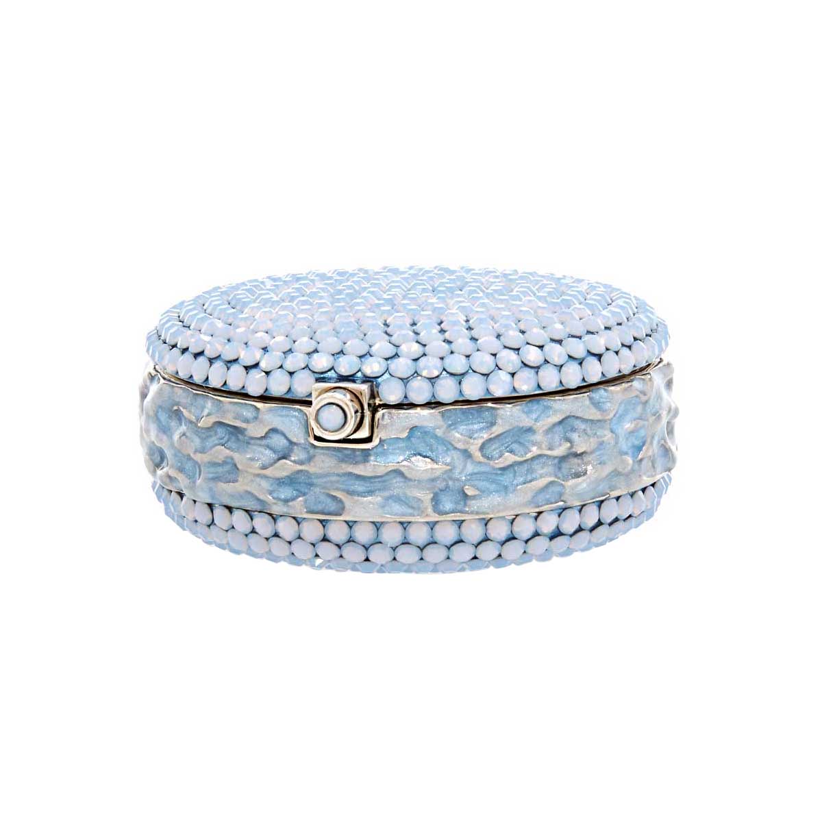 Judith Leiber Macaron Cotton Candy Pillbox