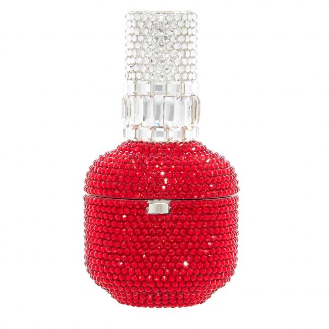 Judith Leiber Nail Polish Pillbox, Red