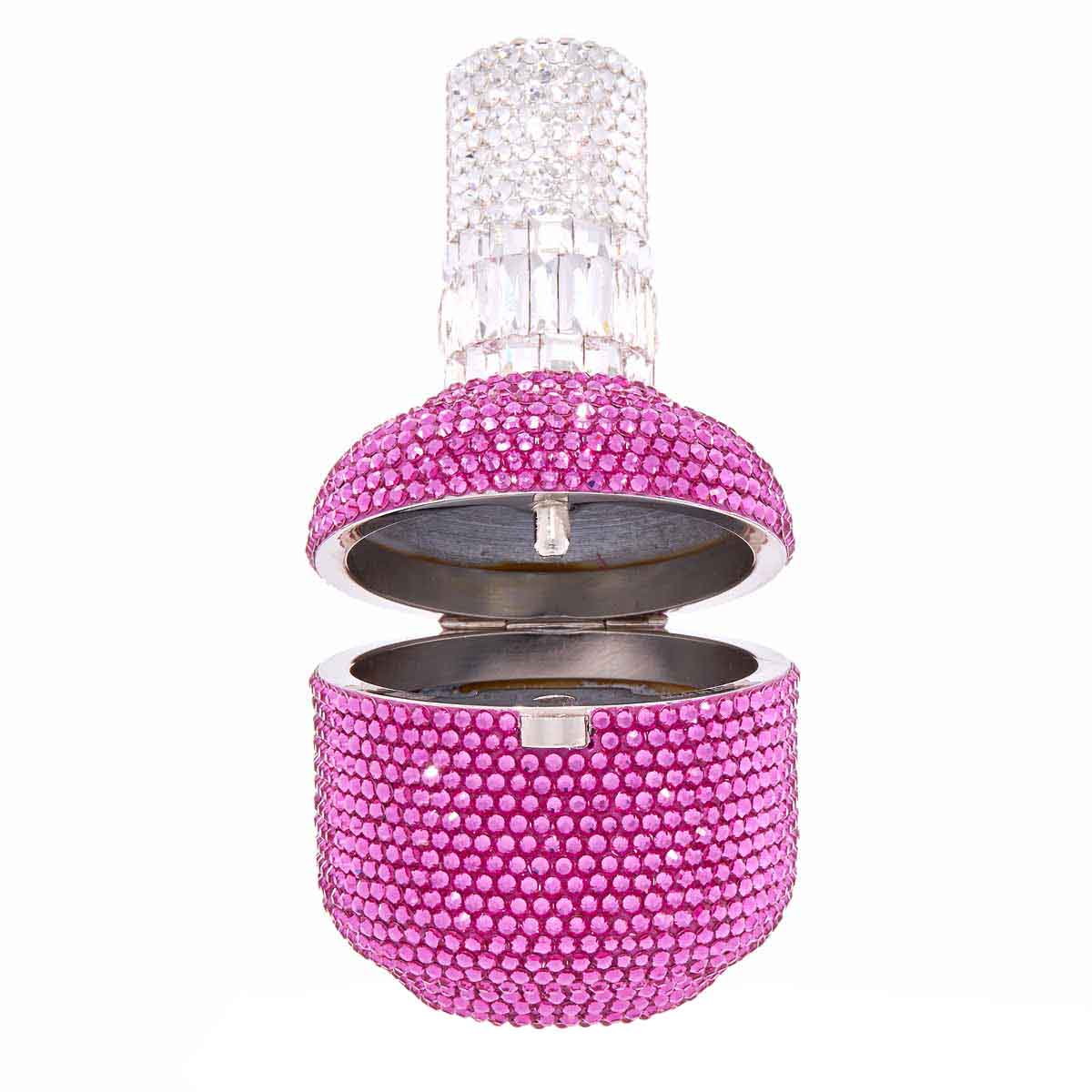Judith Leiber Nail Polish Pillbox, Fuchsia