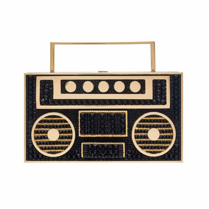 Judith Leiber Boombox Retro Clutch