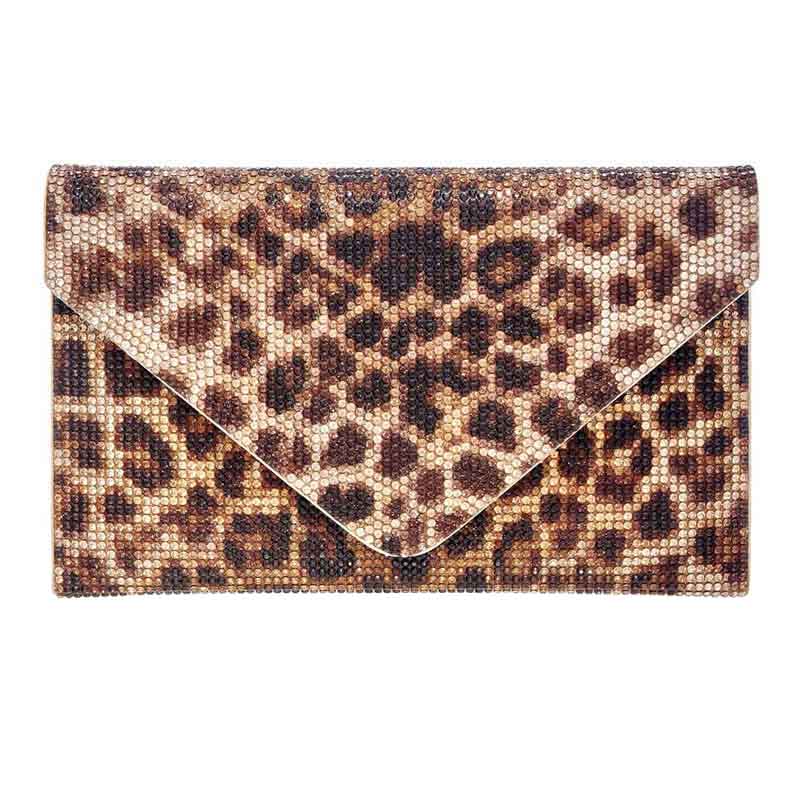 Judith Leiber Square Envelope, Leopard