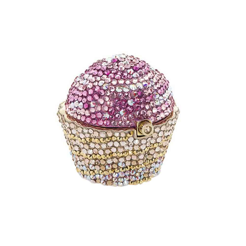 Judith Leiber Cupcake Pillbox, Strawberry