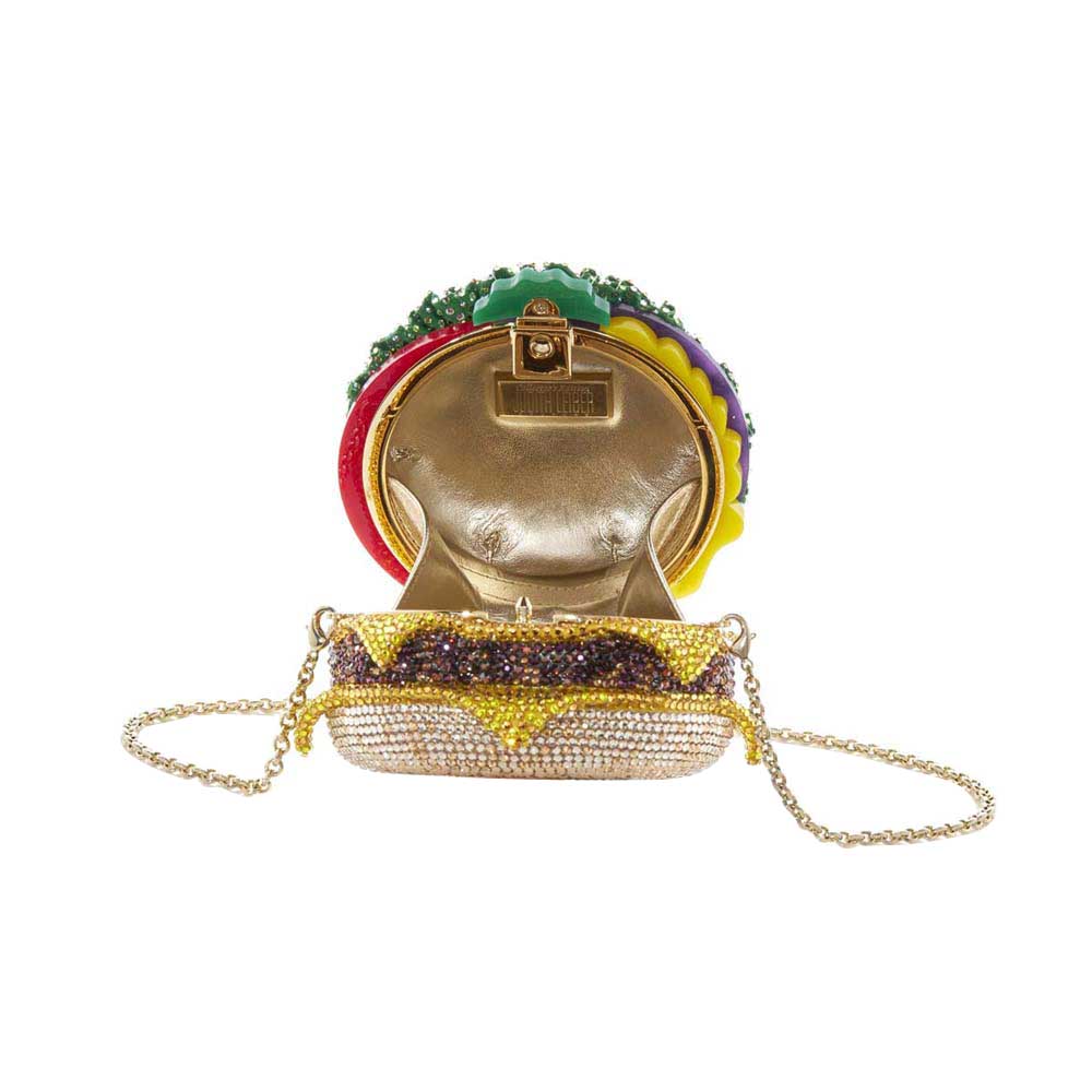 Judith Leiber Hamburger Clutch
