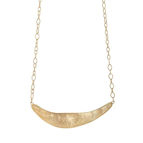Marco Bicego Lunaria Yellow Gold Half Collar Necklace, 16.5"