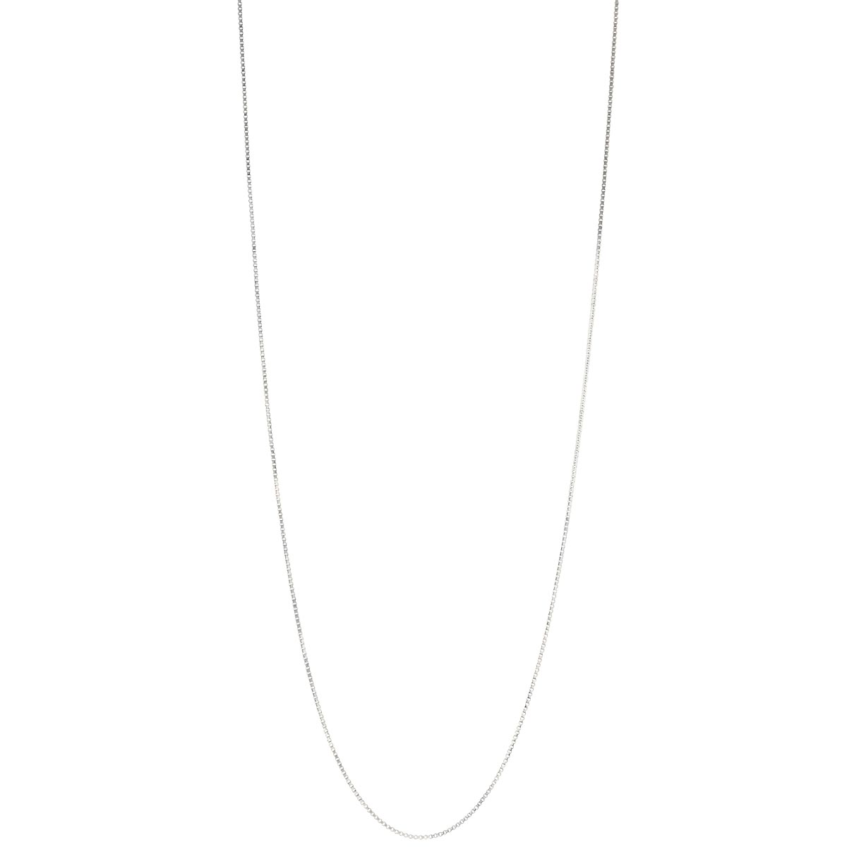 White Gold .73 mm Box Chain, 16