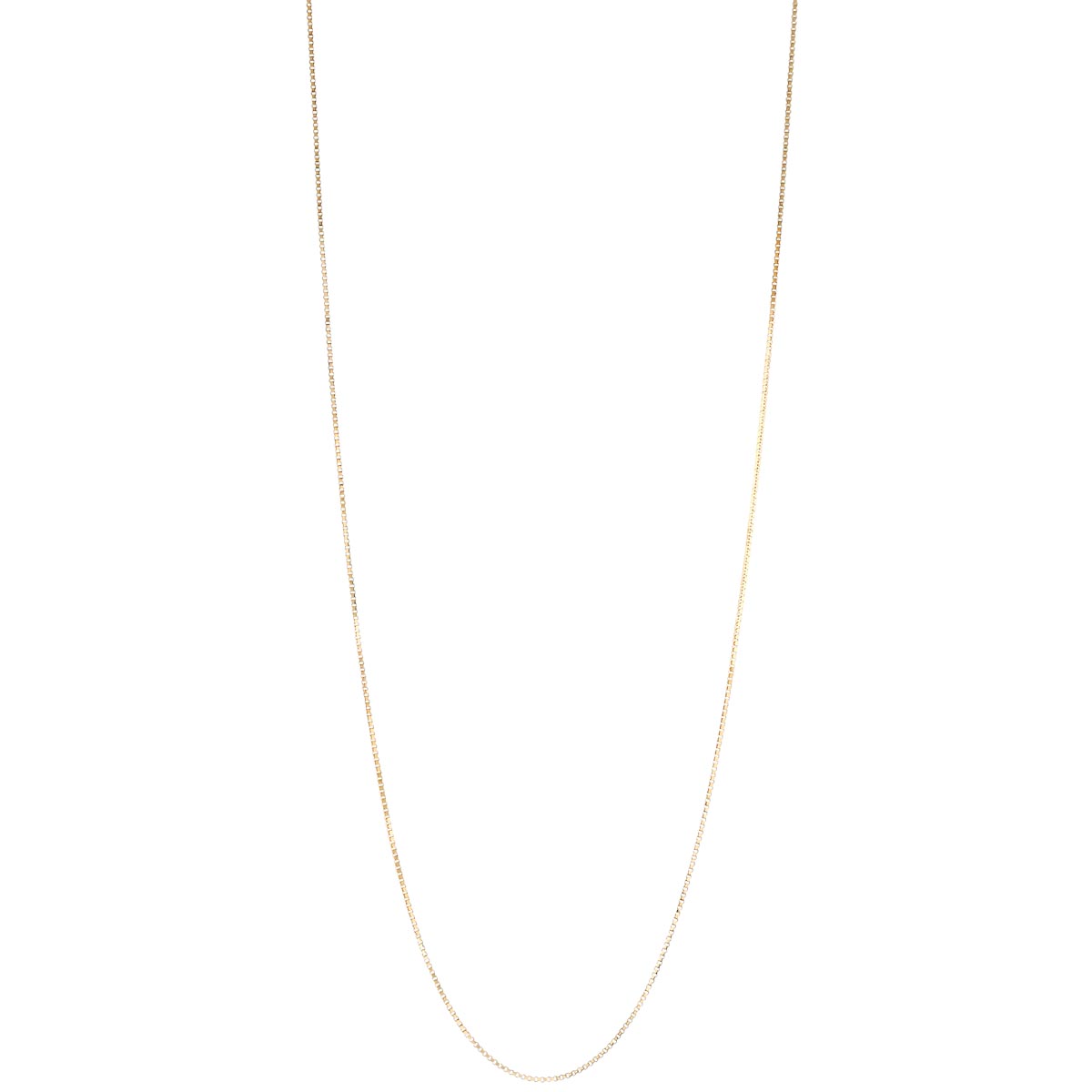 Yellow Gold 0.73 mm Box Chain, 20