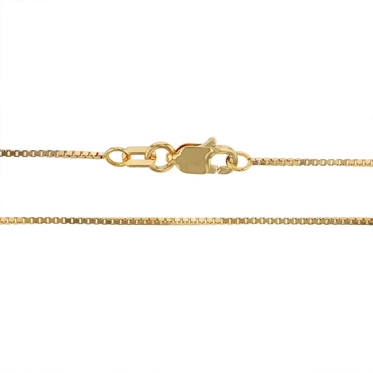 Yellow Gold 0.73 mm Box Chain, 20