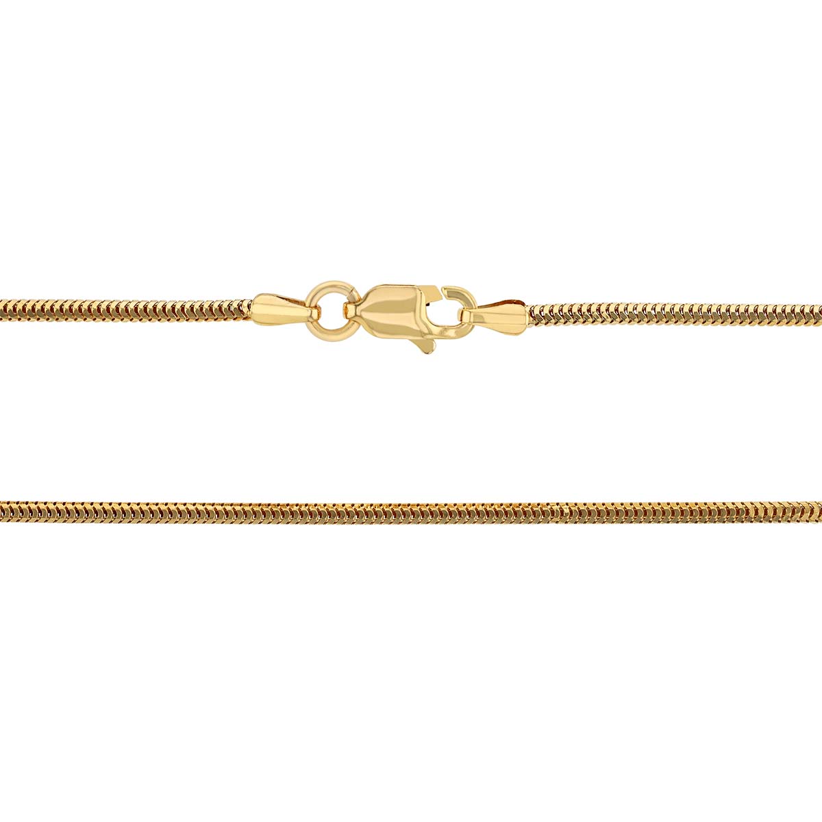 Yellow Gold 1.4 mm Snake Chain, 20