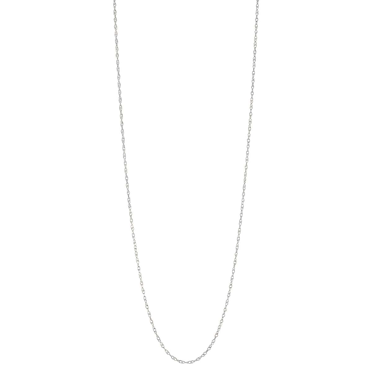 White Gold 1.2 mm Chain, 18