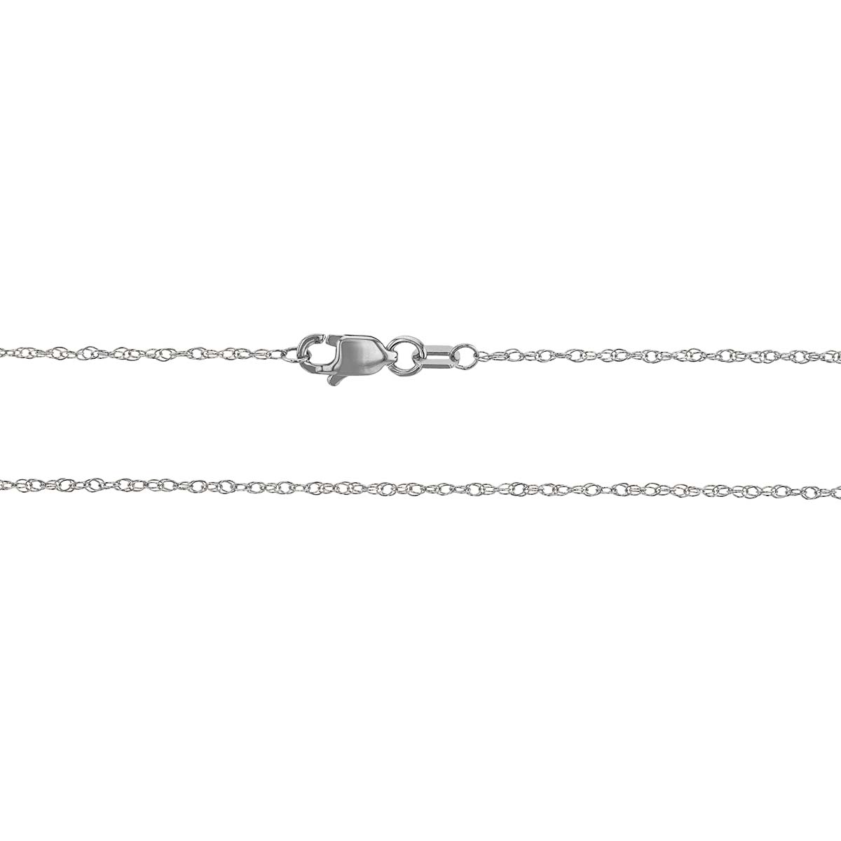 White Gold 1.2 mm Chain, 18