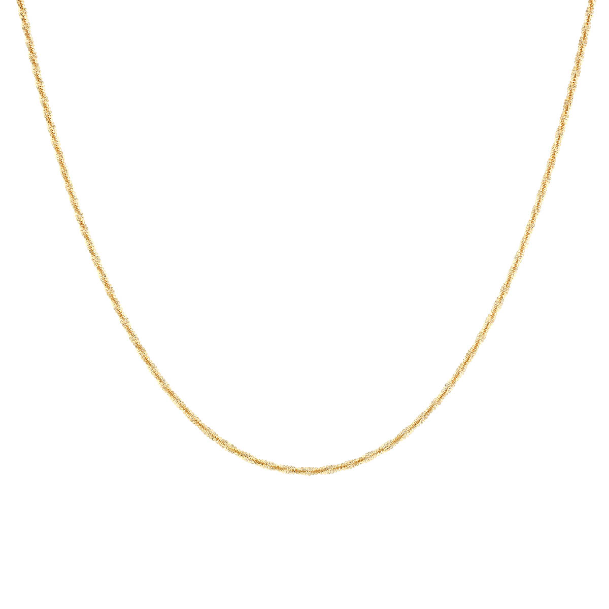 Yellow Gold 1.4 mm Sparkle Chain, 16