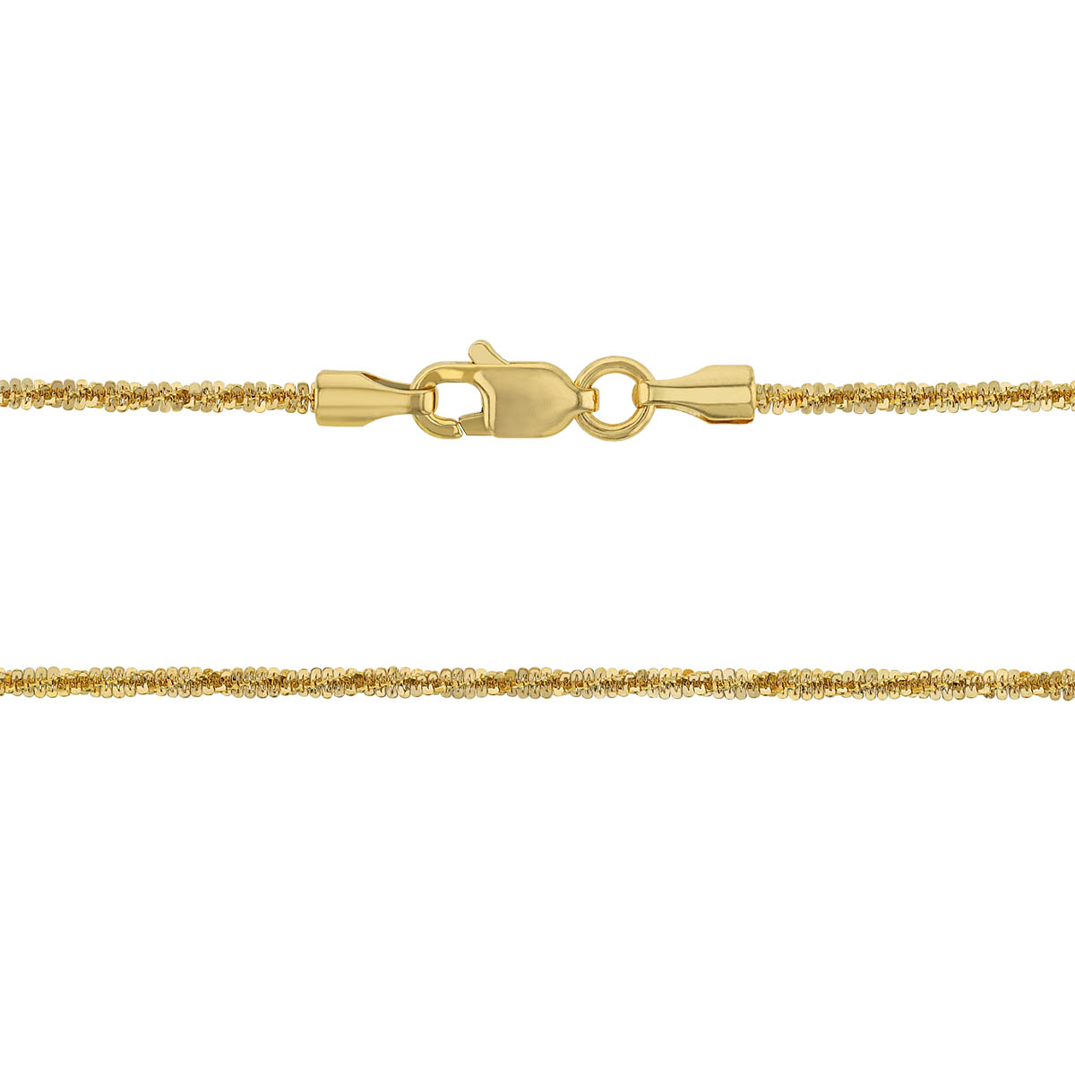 Yellow Gold 1.4 mm Sparkle Chain, 16