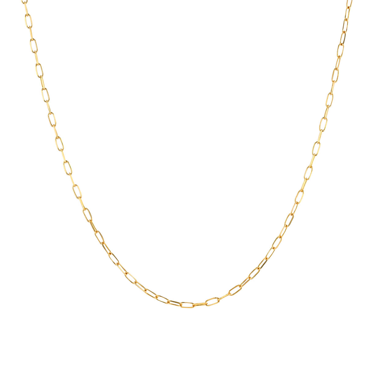 Yellow Gold 1.7 mm Link Chain, 18