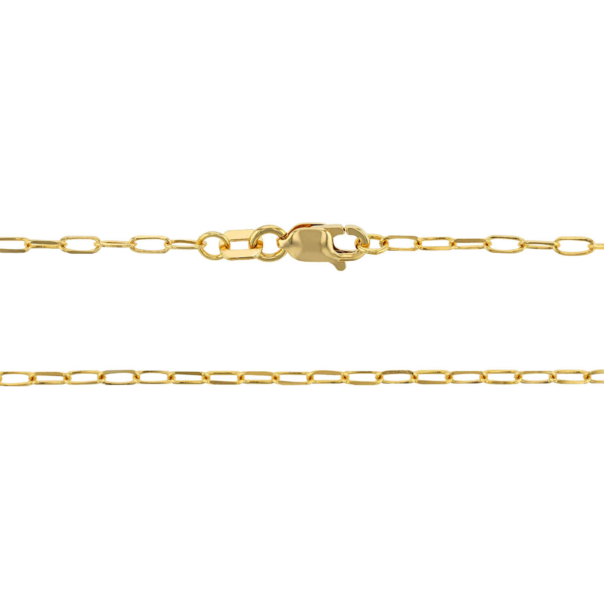 Yellow Gold 1.7 mm Link Chain, 18