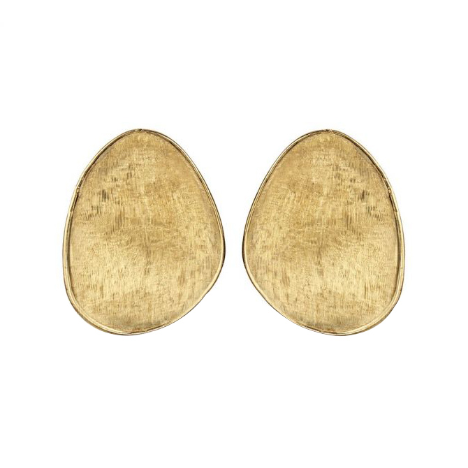 Marco Bicego Lunaria Yellow Gold Large Stud Earrings