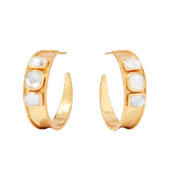 Julie vos shop hoop earrings