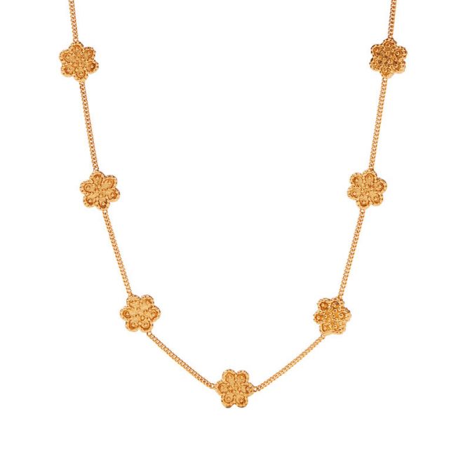 Julie Vos Colette Delicate Station Necklace
