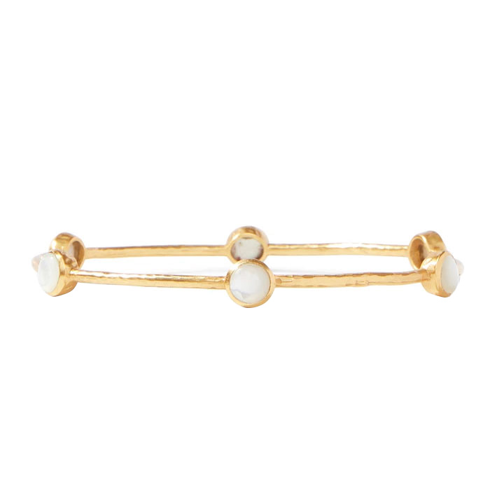 Julie Vos Milano Bangle in Mother of Pearl