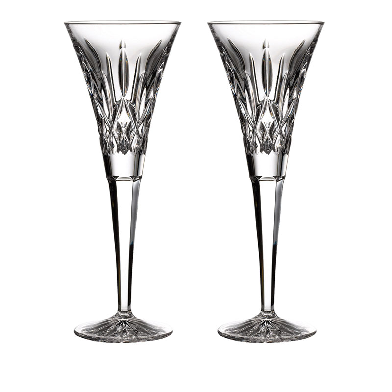 Waterford Lismore Toasting Flute Pair