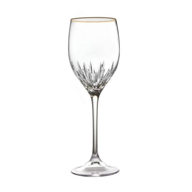 Vera Wang Duchesse Gold Wine Glass