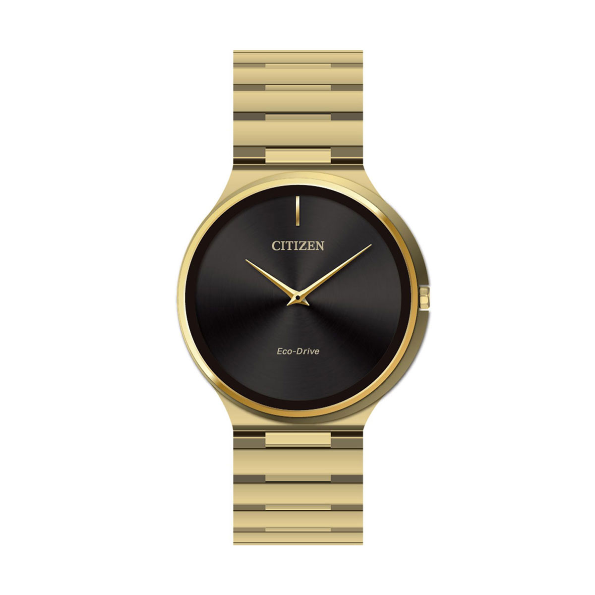 Citizen Stiletto 39mm Watch, Black and Gold Tone