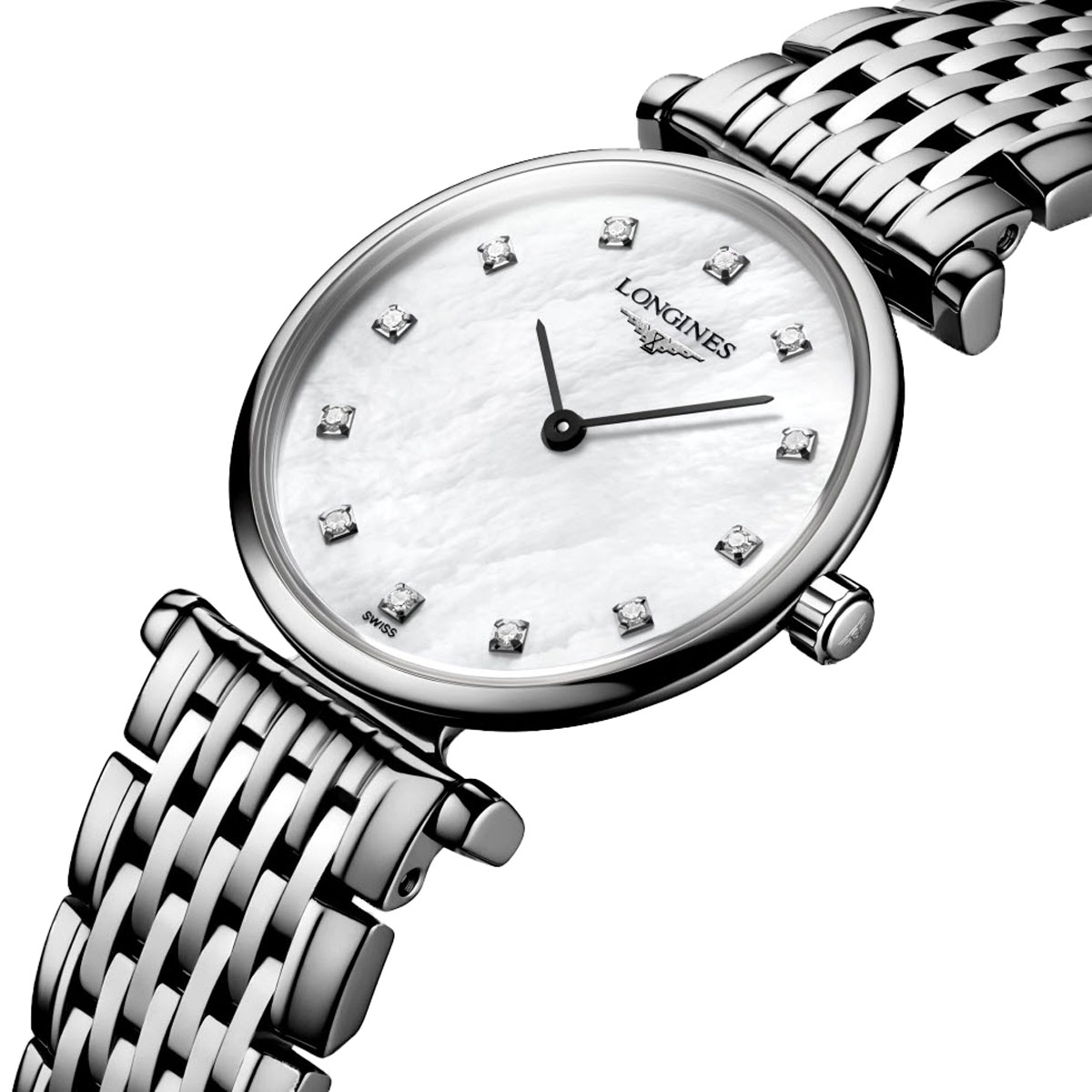 Longines La Grande Classique 24mm Women's Watch, White Mother of Pearl Dial