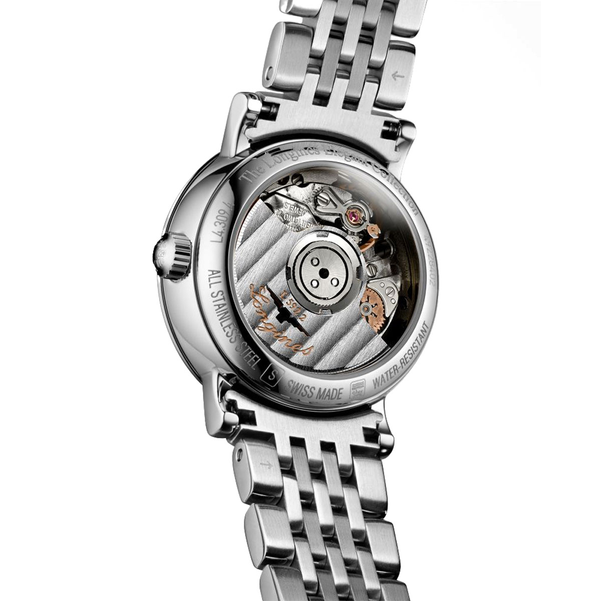 Longines Elegant 25mm Women's Watch, White Mother of Pearl Dial