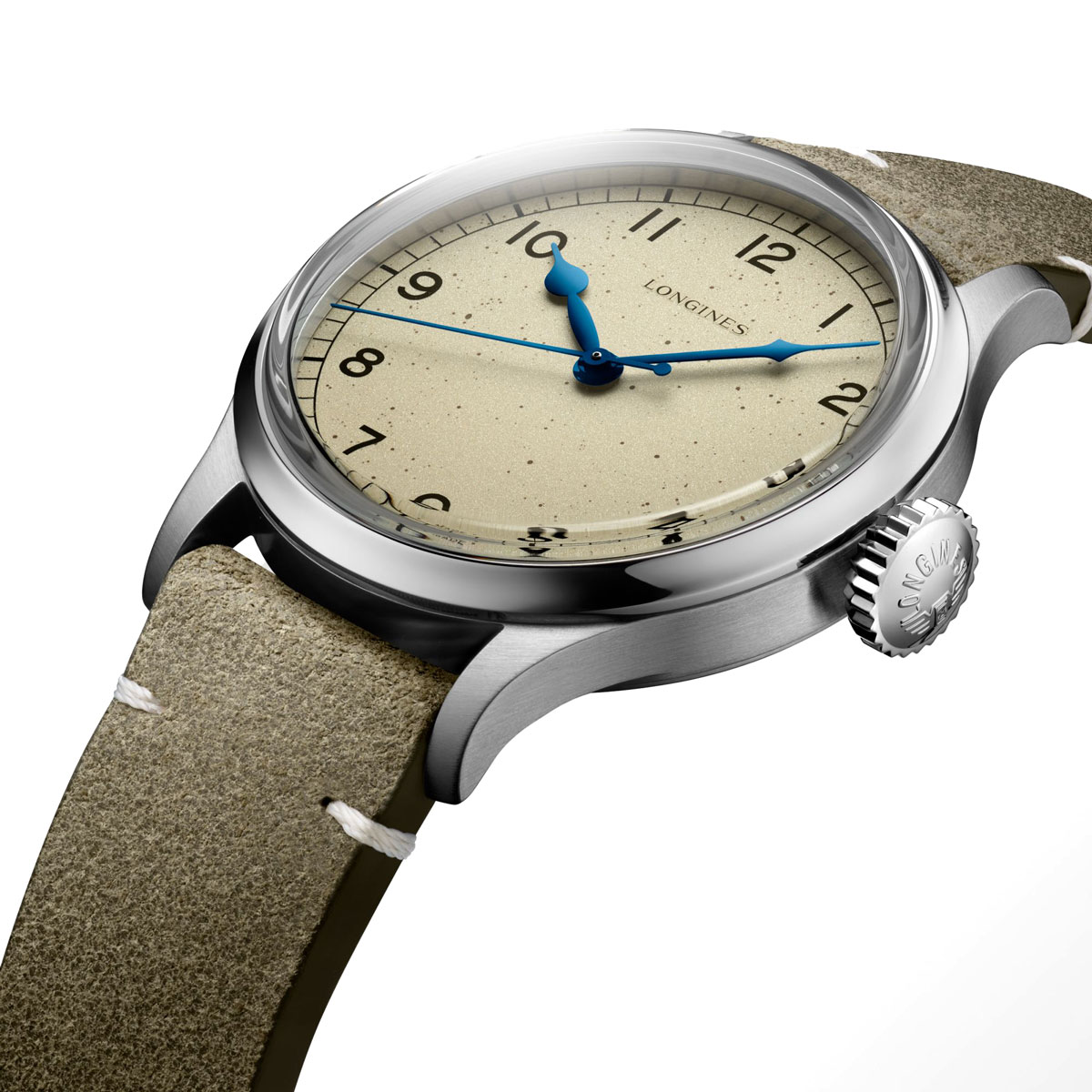 Longines Heritage Military 38mm Men's Watch, Light Tan Dial
