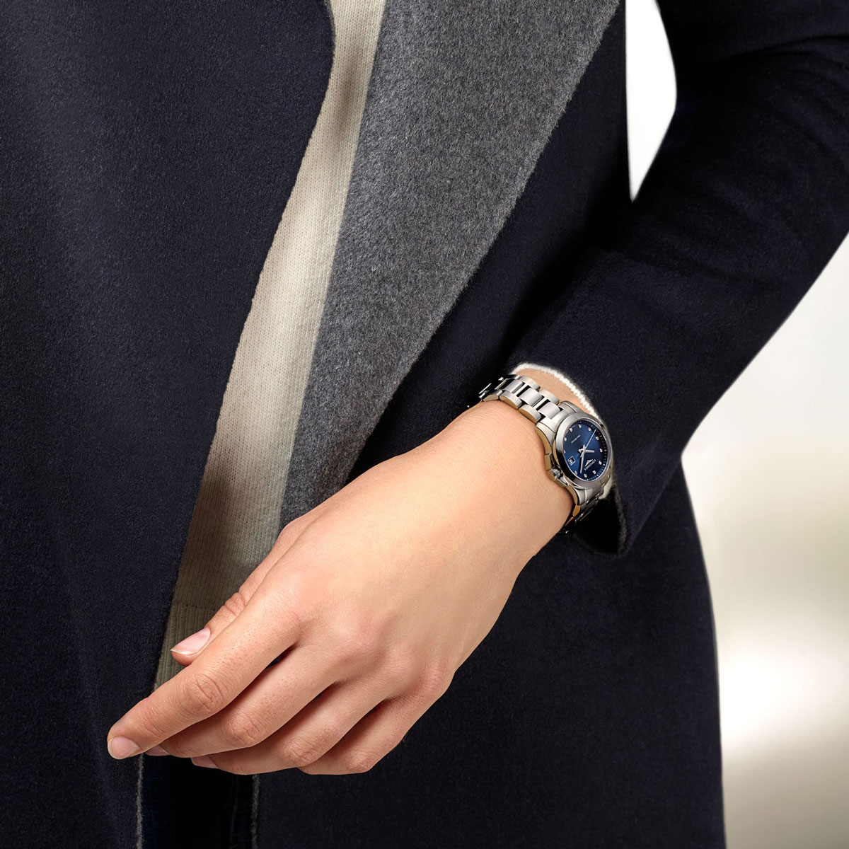 Longines Conquest 41mm Automatic Women's Watch, Blue Dial