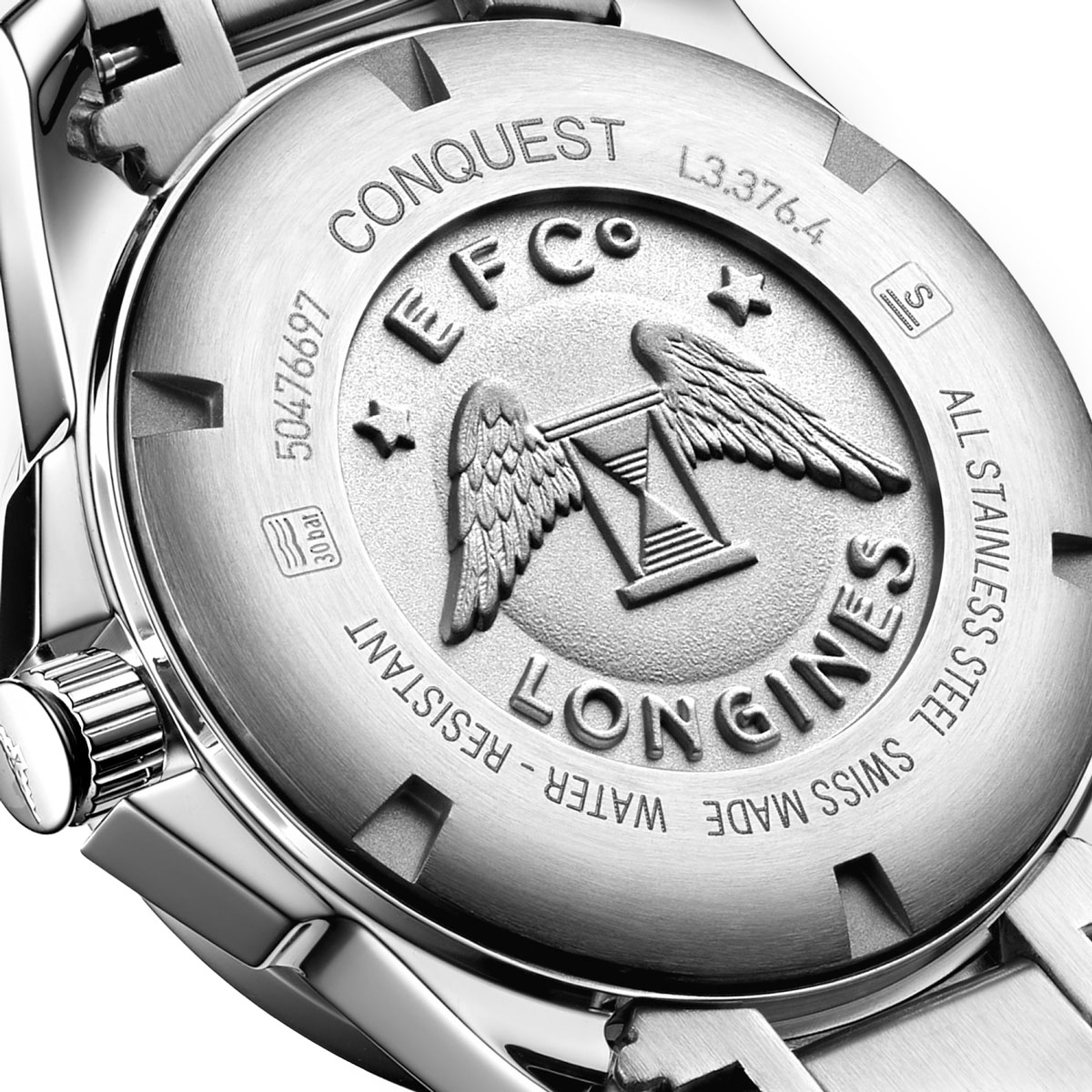 Longines Conquest 41mm Automatic Women's Watch, Blue Dial